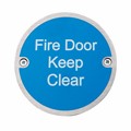 Image of Fire Door Keep Clear - Pack of 10